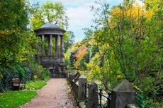 St Bernard’s Well is concealed within Alexander Nasmyth’s late-18th-century classical temple next to the Water of Leith in Edinburgh.