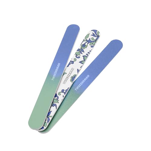 Tweezerman Paisley Nail Files, (pack of 3)