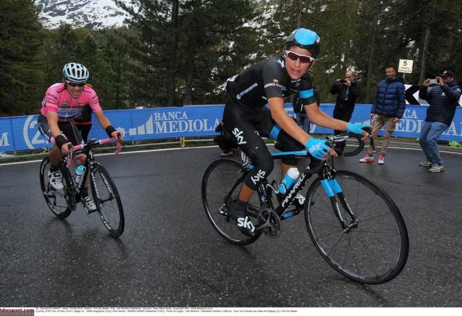 Two Colombians climbing, Uran and Henao