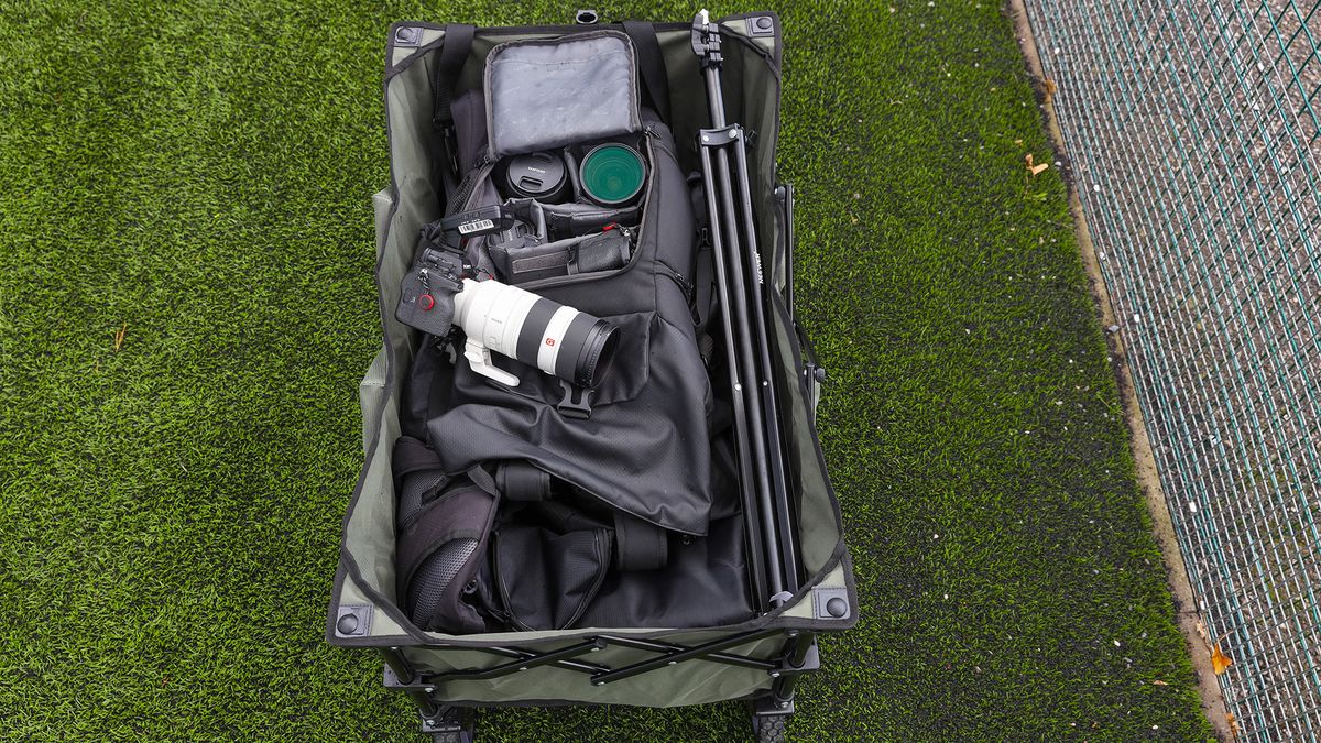 Equipment setup for sports photography