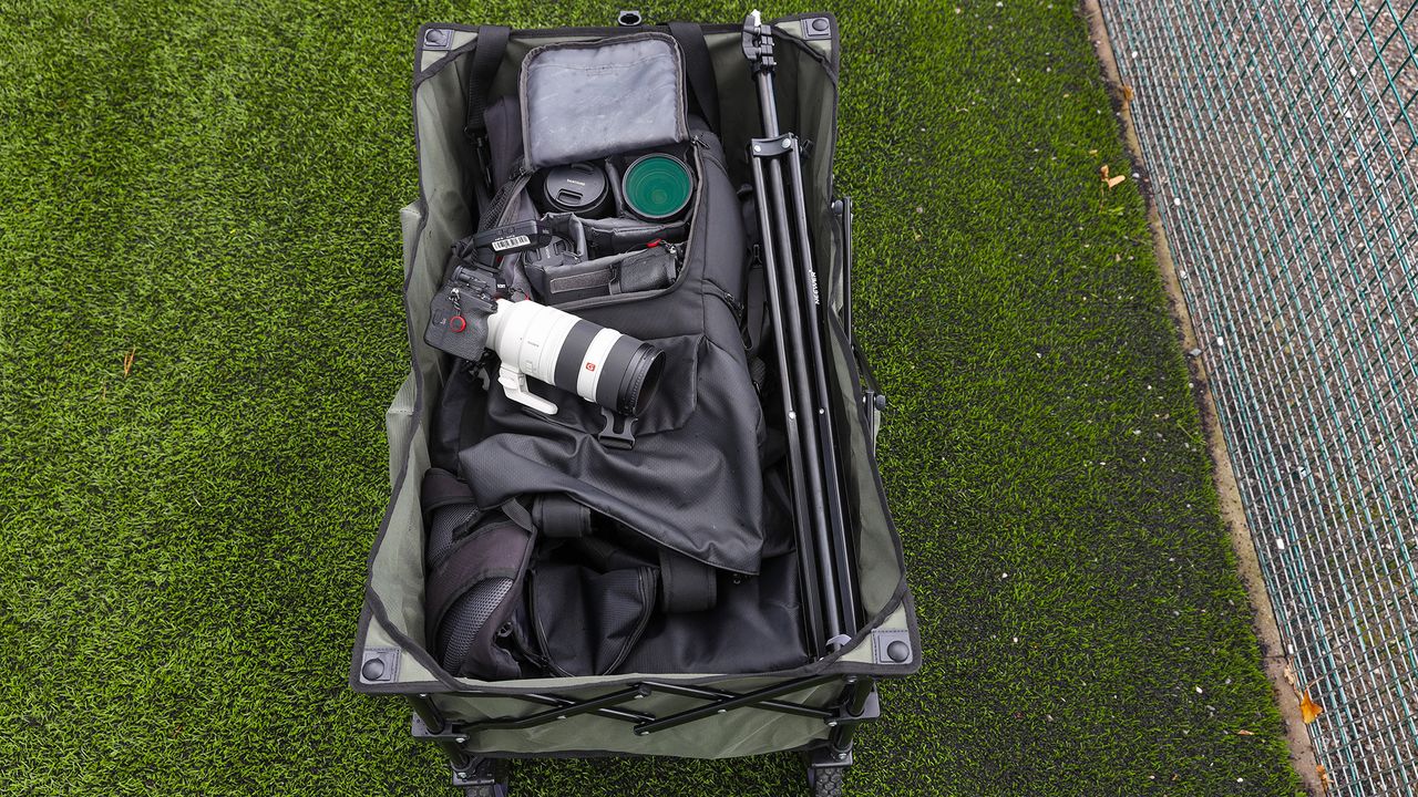 Equipment setup for sports photography