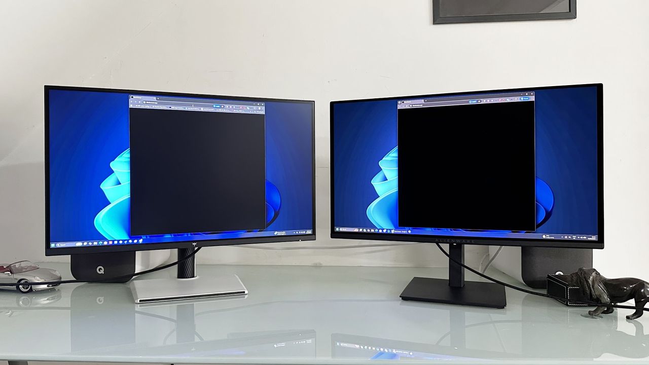 OLED versus mini-LED monitors
