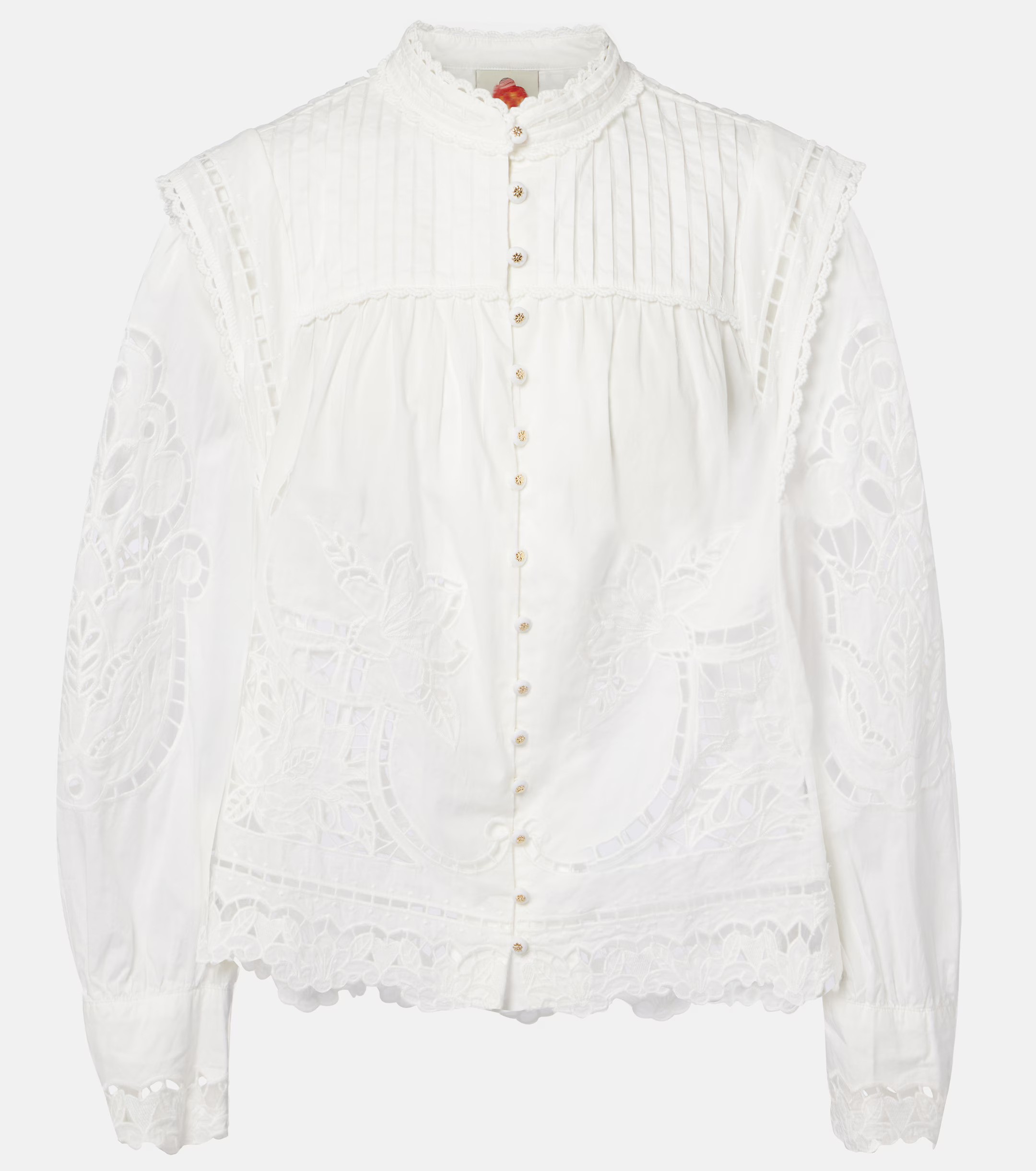Farm Rio, Embroidery Cotton Blouse