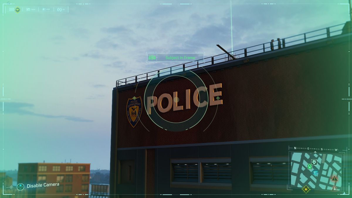Spider-Man Secret Photo Op of police station