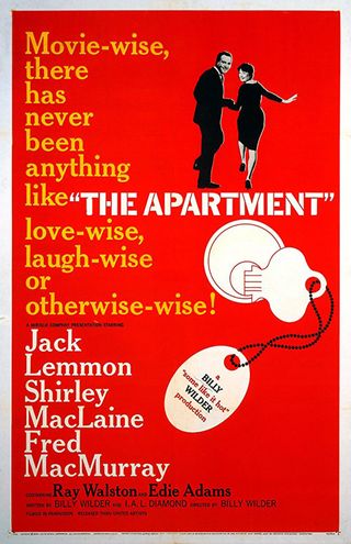 Original poster for the film The Apartment