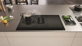 integrated hob extractor