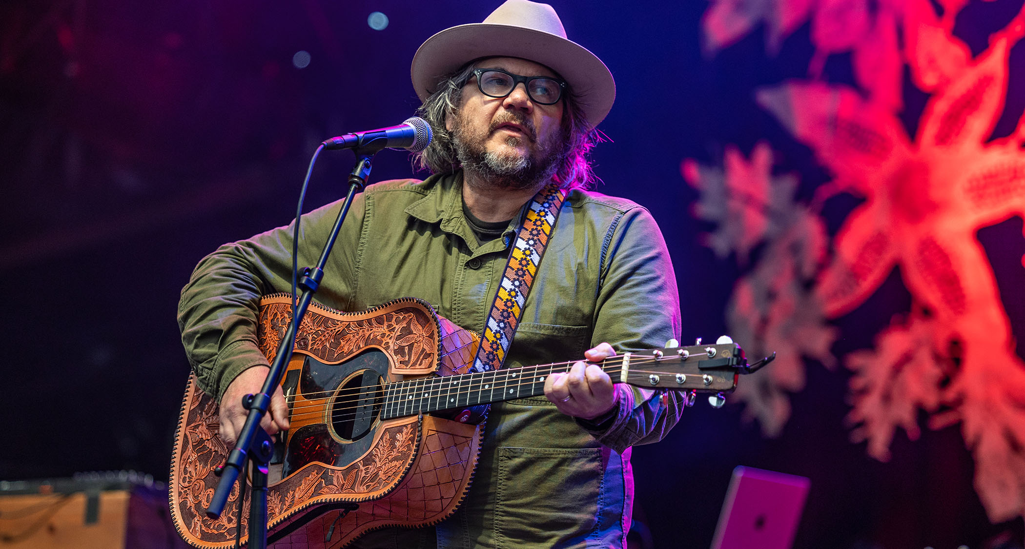 Jeff Tweedy performs at Loaded Festival 2022.