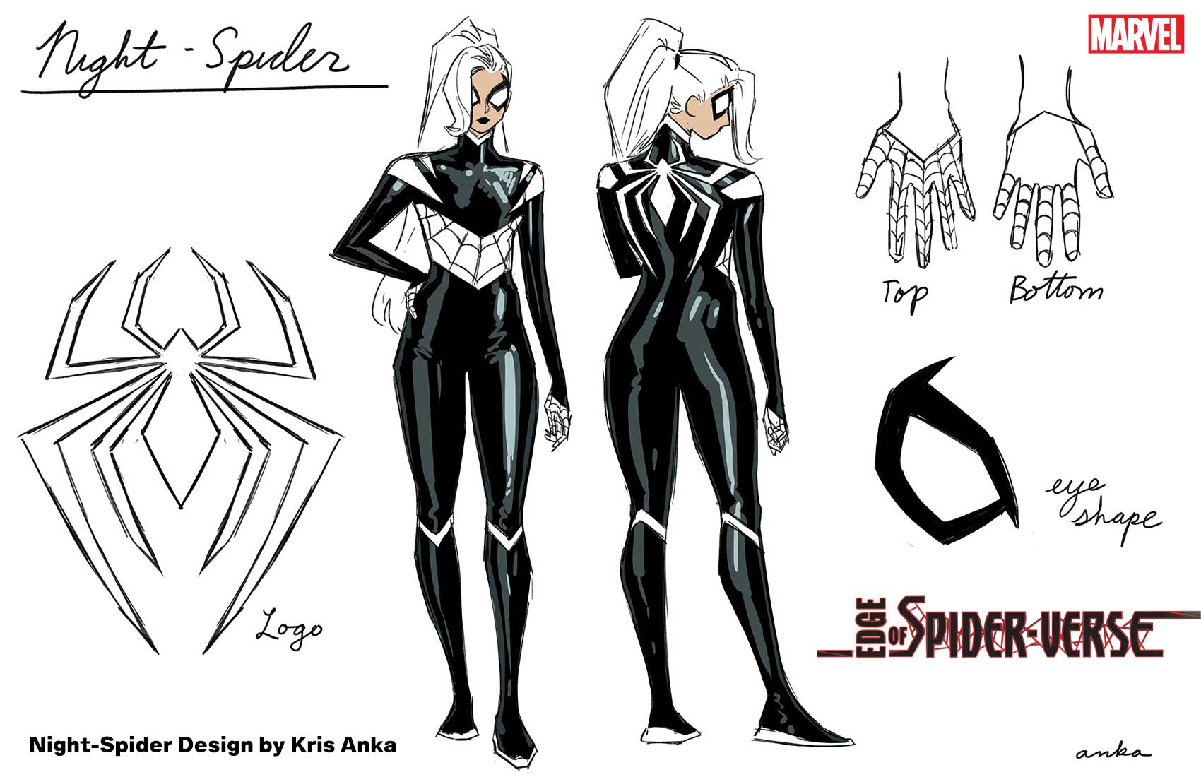 Night-Spider costume design by Kris Anka