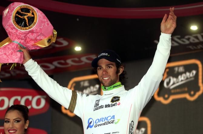 Michael Matthews in the maglia bianco