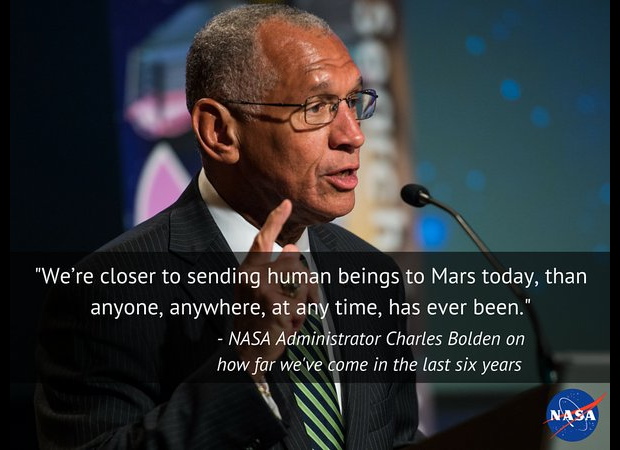 NASA Administrator Charles Bolden