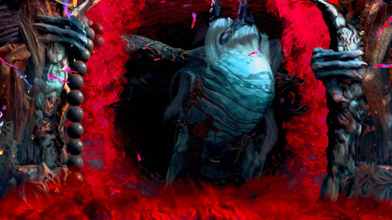 Screenshot of Kunitsu-Gami: Path of the Goddess on Xbox Series X.