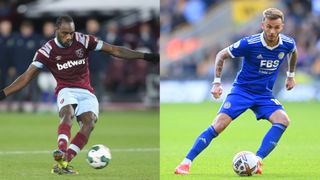 Michail Antonio and James Maddison