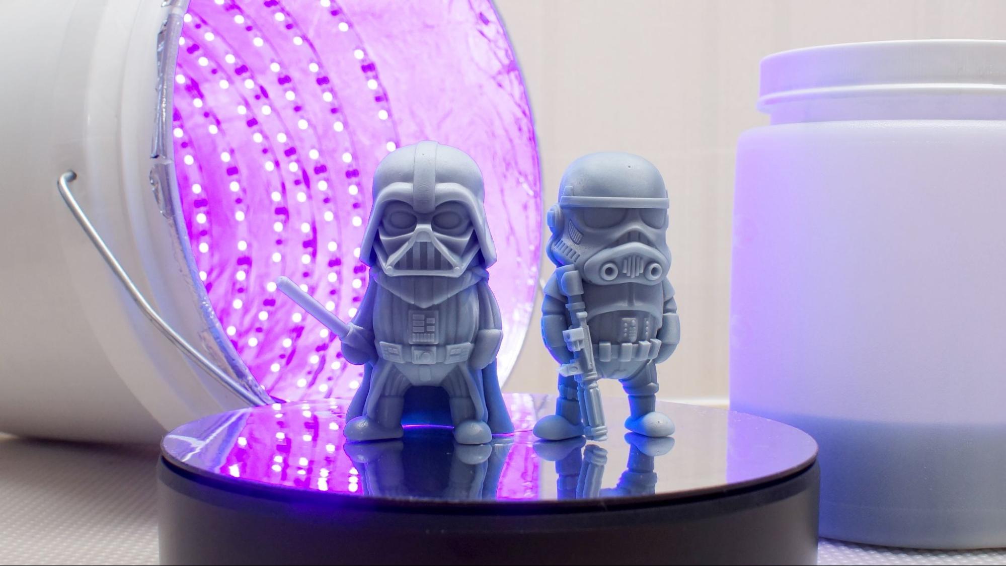 Got a resin printer recently and and looking for a UV light to cure the  prints, would either of these be fine? : r/resinprinting