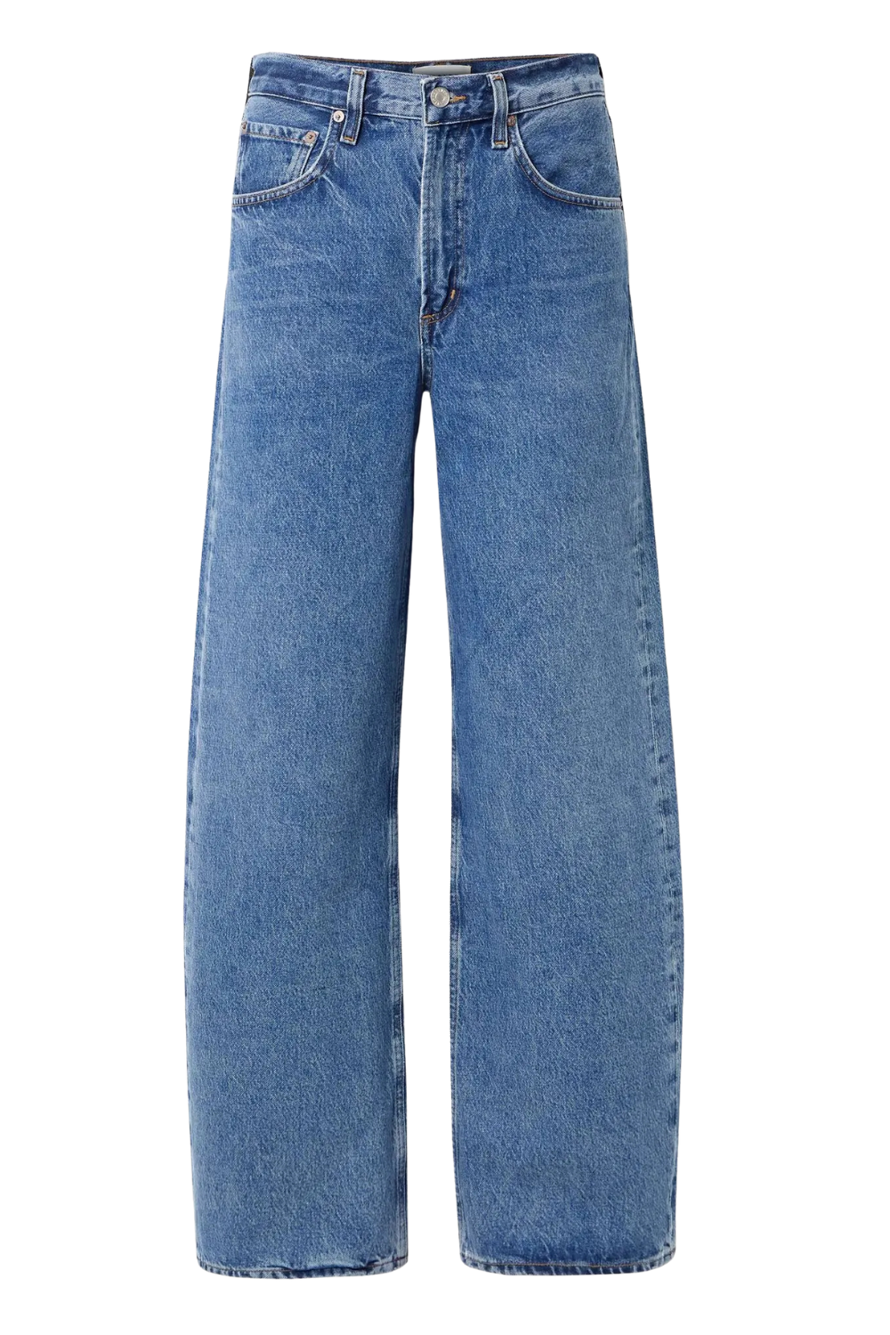 Low Curve Mid-Rise Wide-Leg Jeans