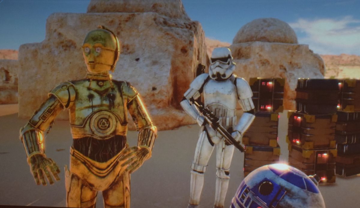 Star Wars Virtual Reality Demo Rocks Tom