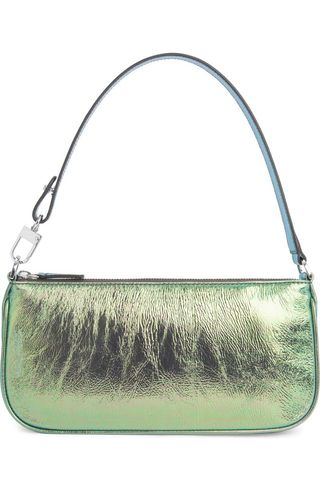 Rachel Metallic Leather Convertible Shoulder Bag