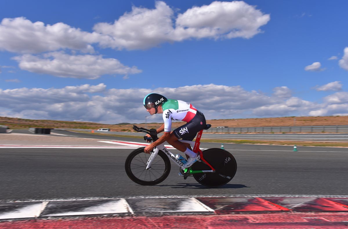 Italian champion Gianni Moscon (Sky)