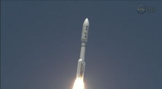 Juno Launches Through Blue Sky