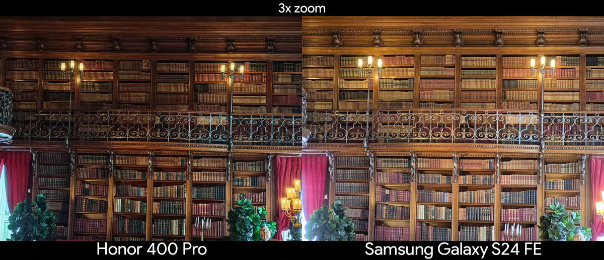 Telephoto zoom camera samples from the Honor 400 Pro vs Samsung Galaxy S24 FE