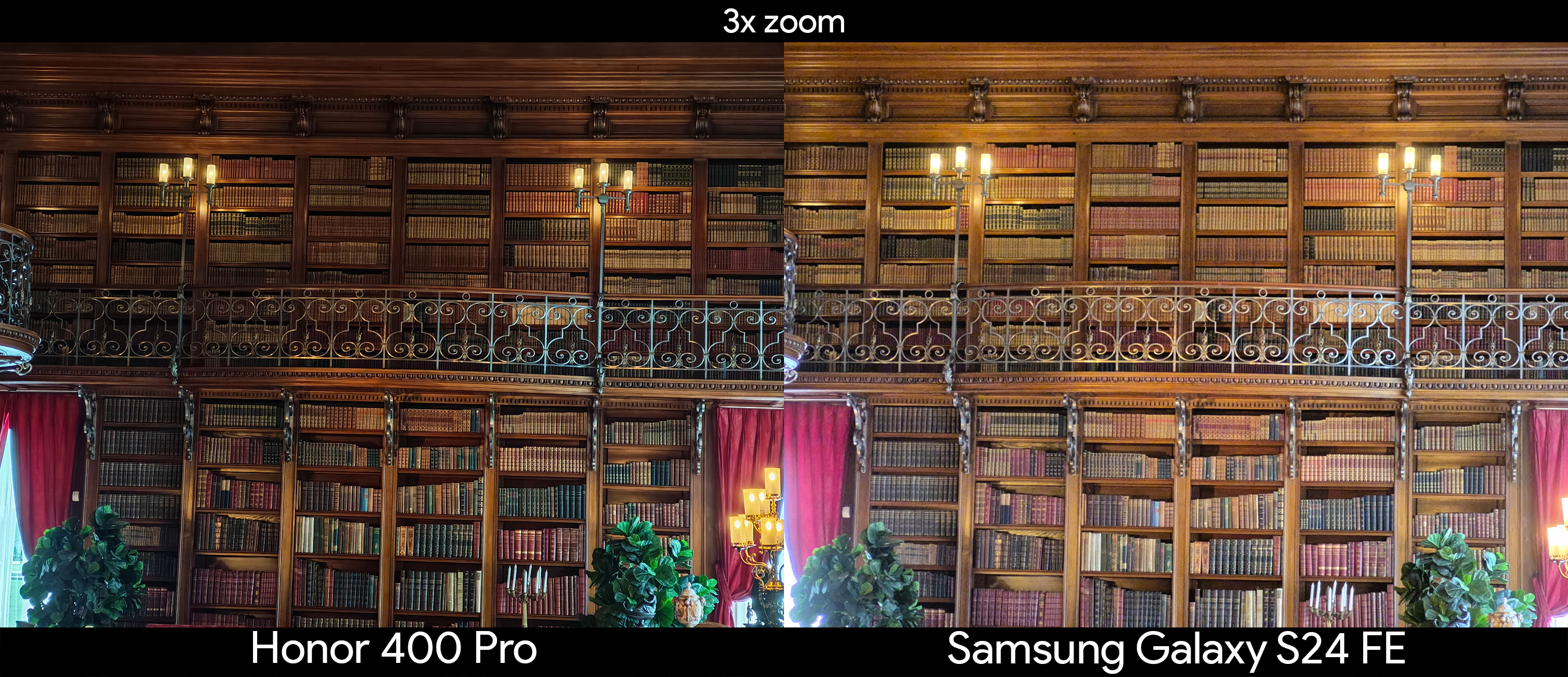 Telephoto zoom camera samples from the Honor 400 Pro vs Samsung Galaxy S24 FE