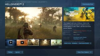 Helldivers 2 Steam store page