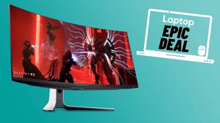 Save $200 on the Alienware AW3423DW curved QD-OLED gaming monitor