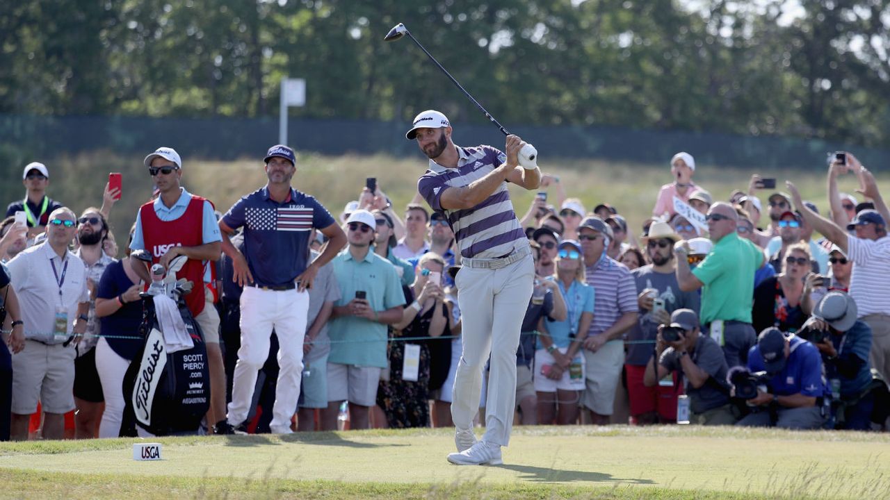 Dustin Johnson 2018 US Open golf major