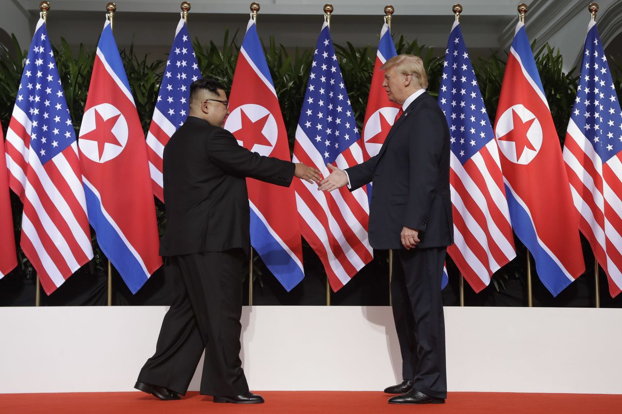 President Trump meets North Korean leader Kim Jong Un