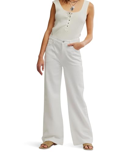 Free People Womens Stride Jean Optic White 27 31