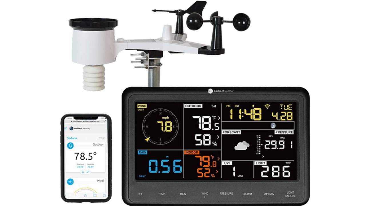 Ambient Weather WS-2902 Osprey Home Wi-Fi Weather Station
