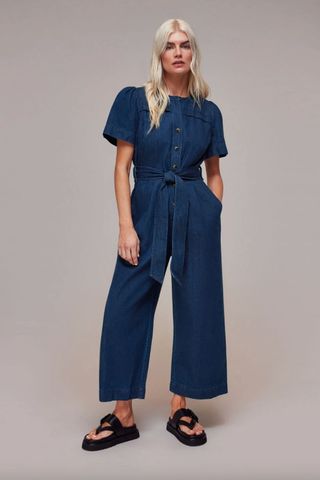 Best denim jumpsuits: Whistles Alana Denim Jumpsuit