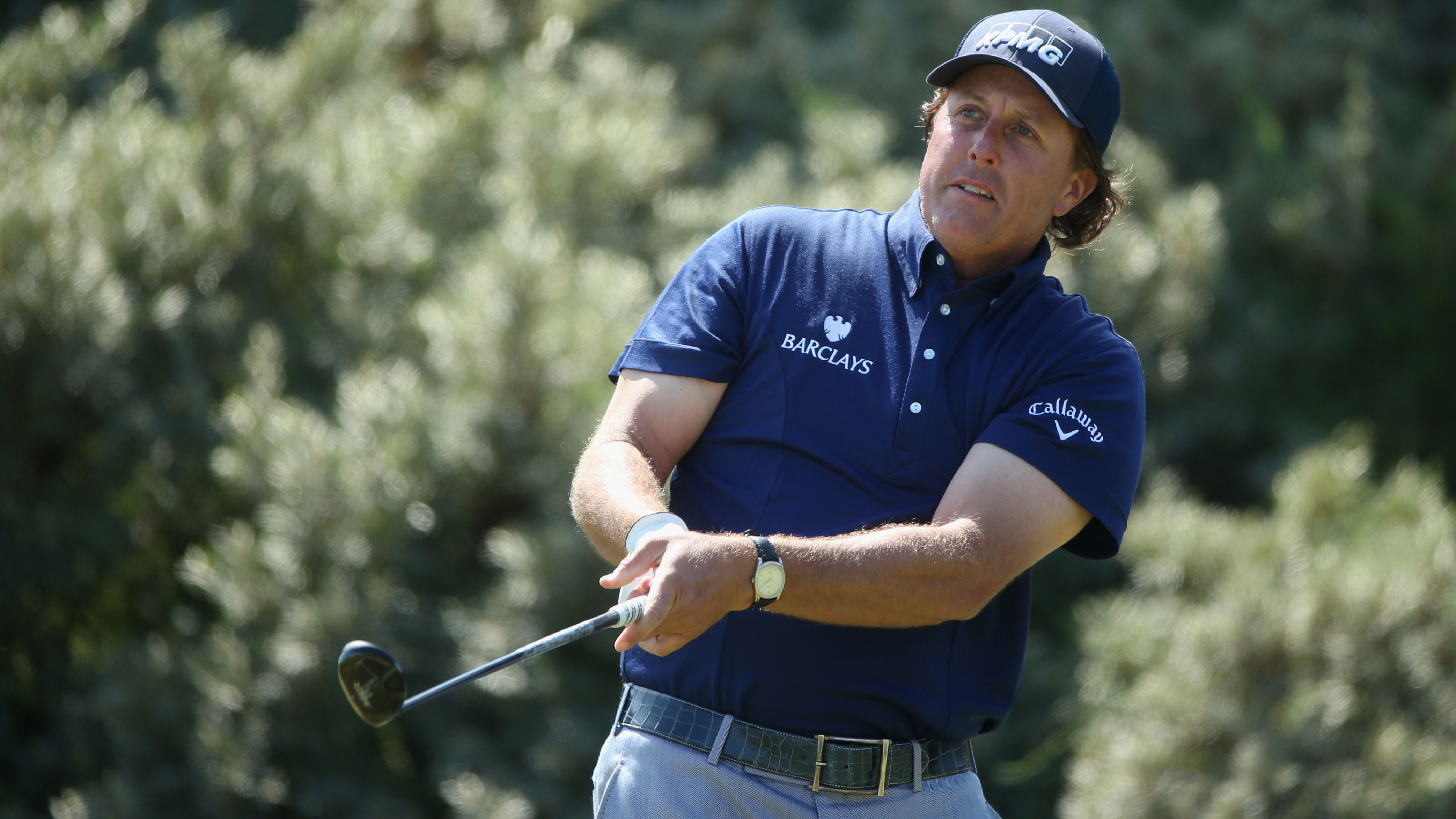 Photo of Phil Mickelson using the Anser hybrid