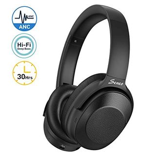 Seneo hybrid active noise-cancelling Bluetooth over-ear headphones