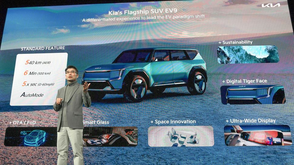 Kia reveals its allin EV plan, including the techladen EV9 and two