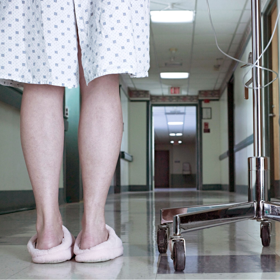 Patient in hospital