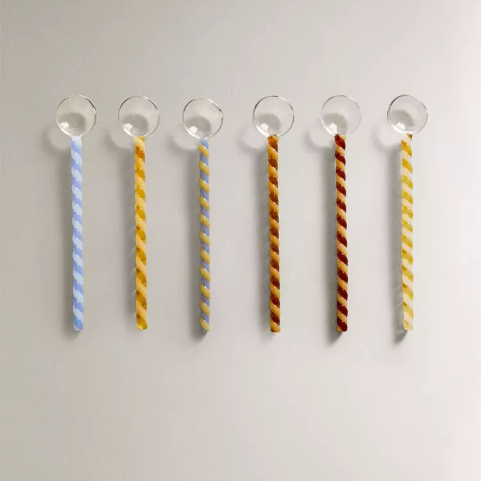 Set of Borosilicate Glass Straws