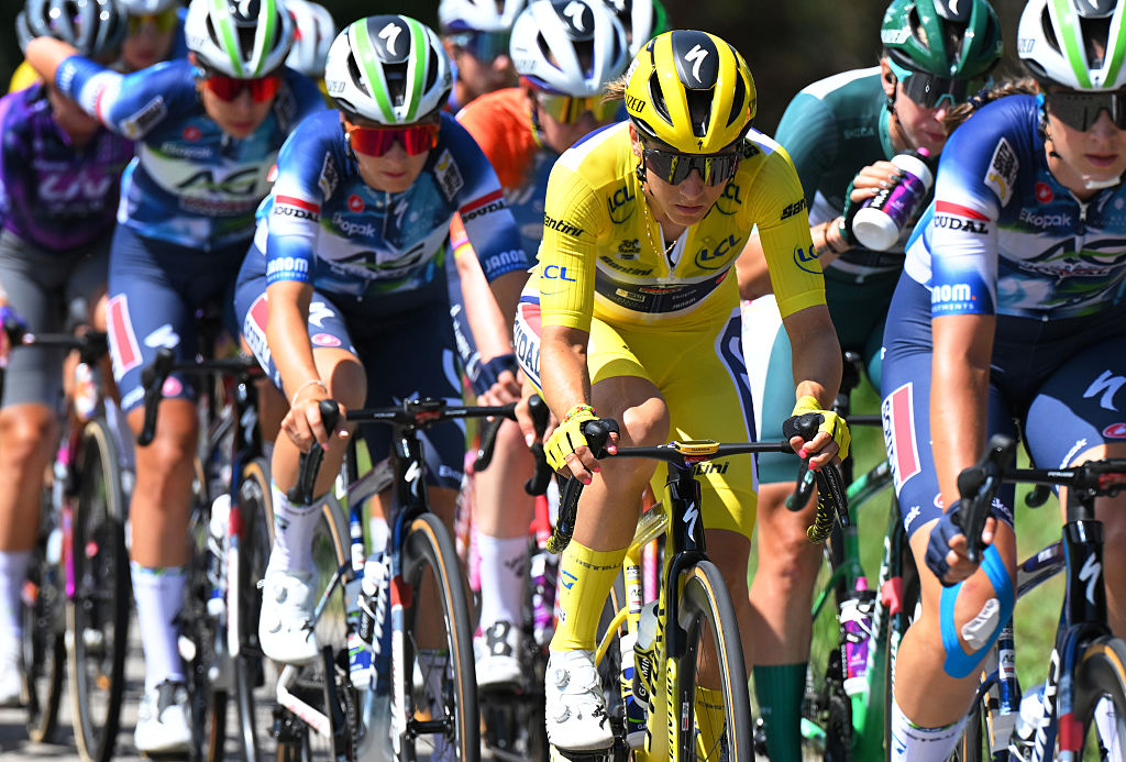 The current GC standings at the Tour de France Femmes 2025