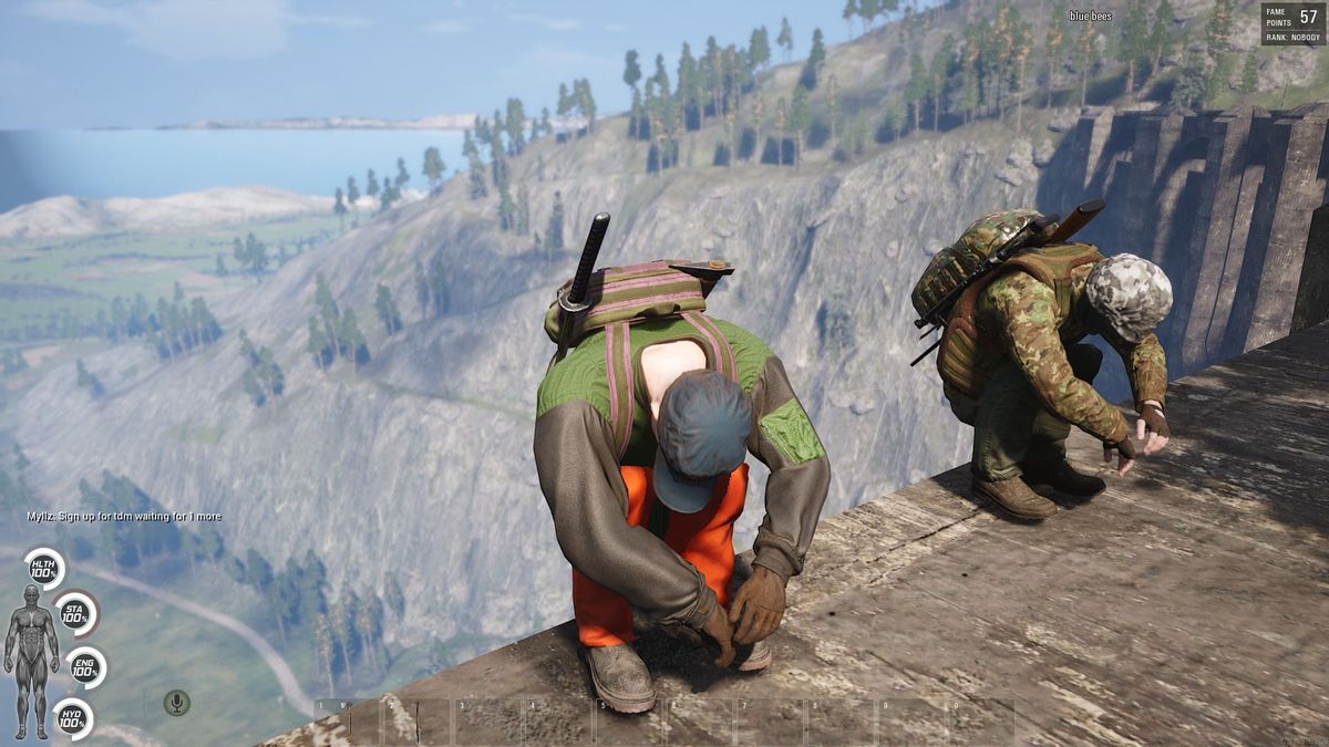 Celebrate National Video Games Day with this gallery of players pooping off the dam in Scum PC