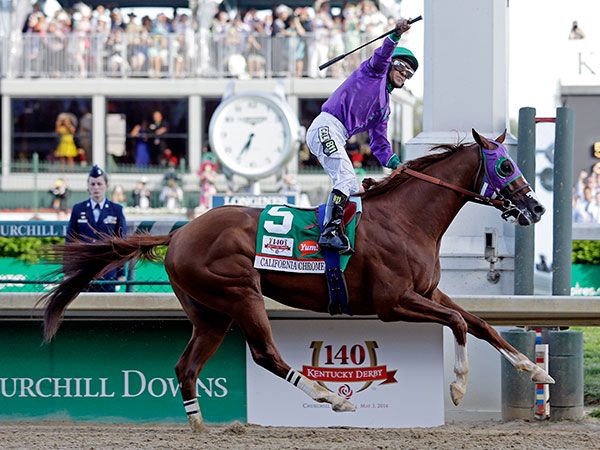 California Chrome wins Kentucky Derby