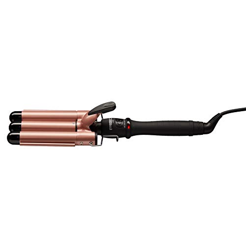 Red by Kiss Ceramic Tourmaline Professional Curling Iron (1" Triple Barrel)