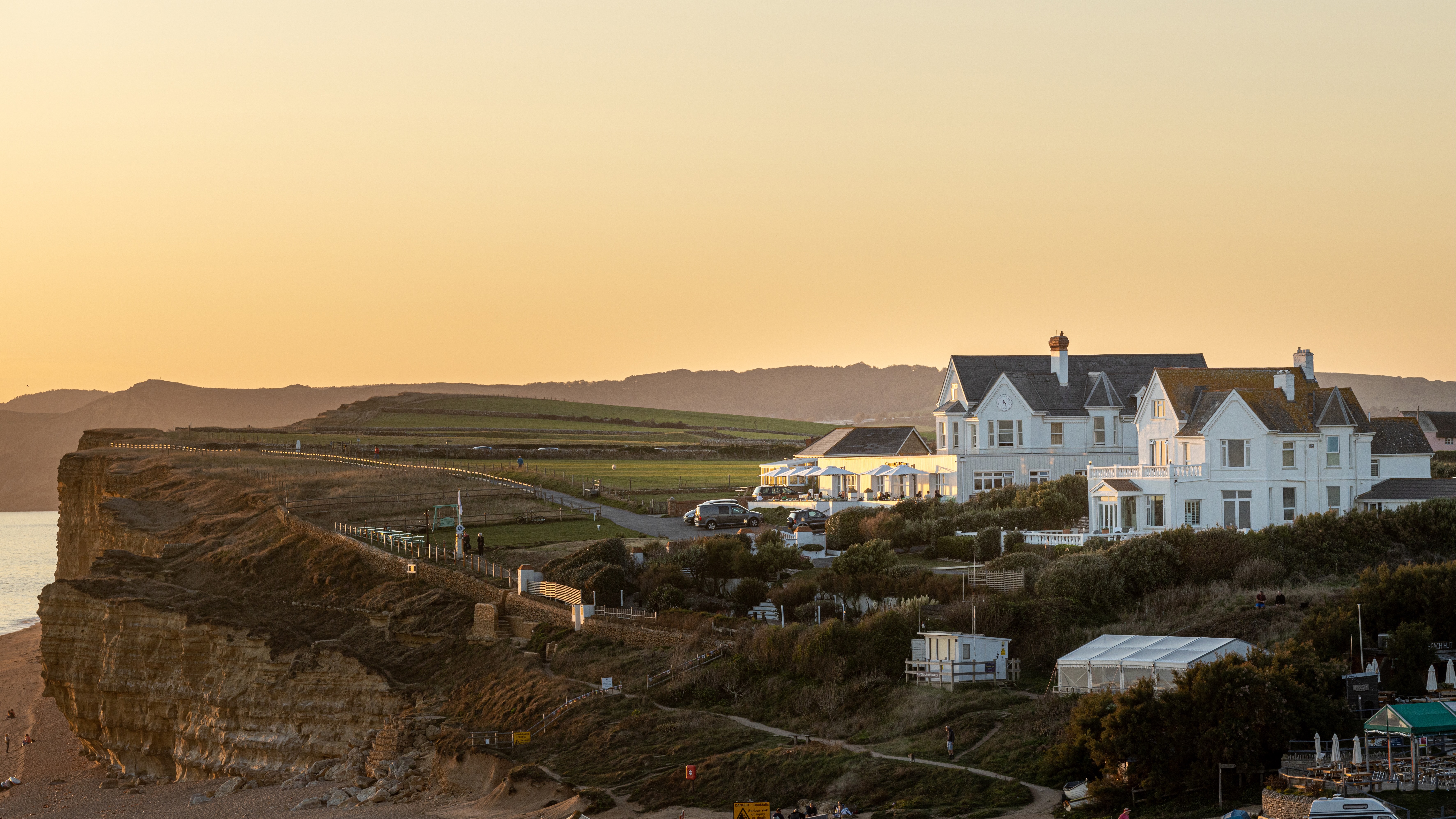The Seaside Boarding House on a cliff