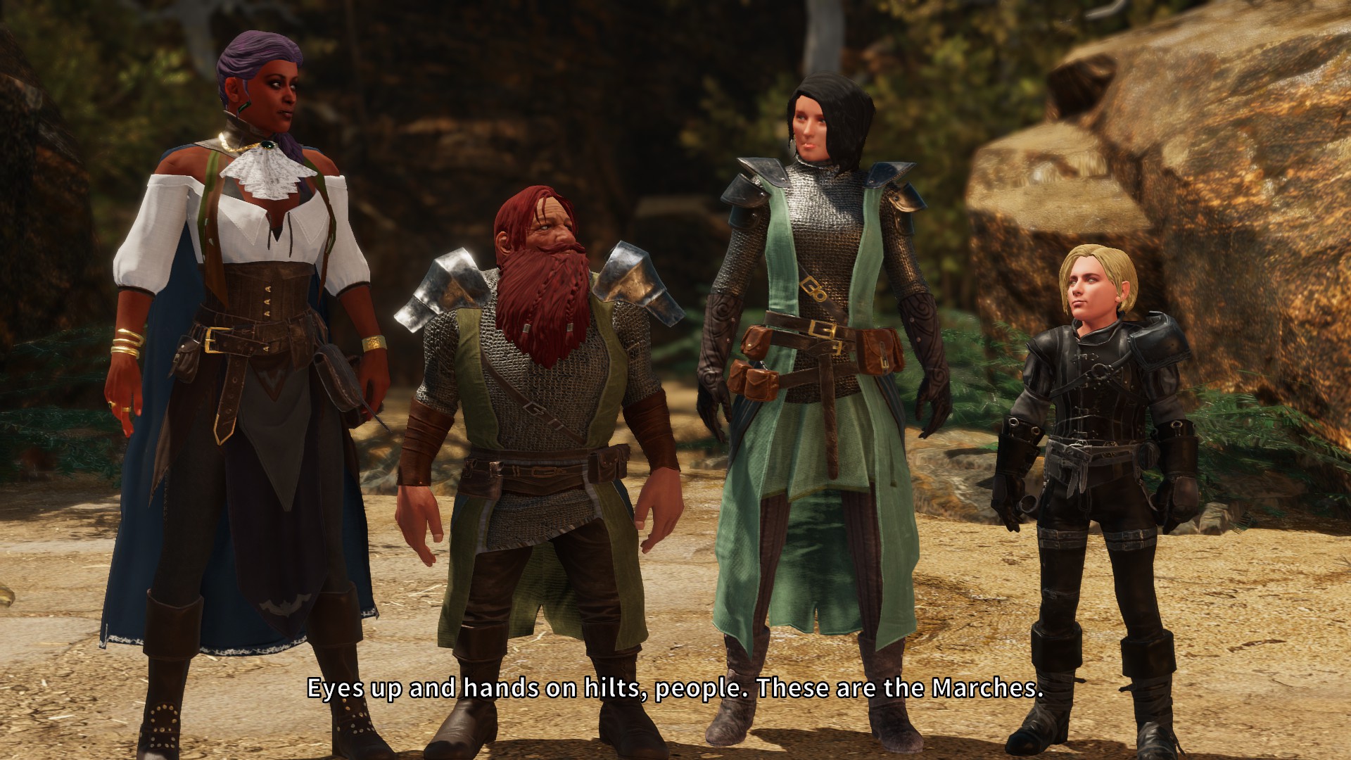 My adventuring party frequently banters with each other