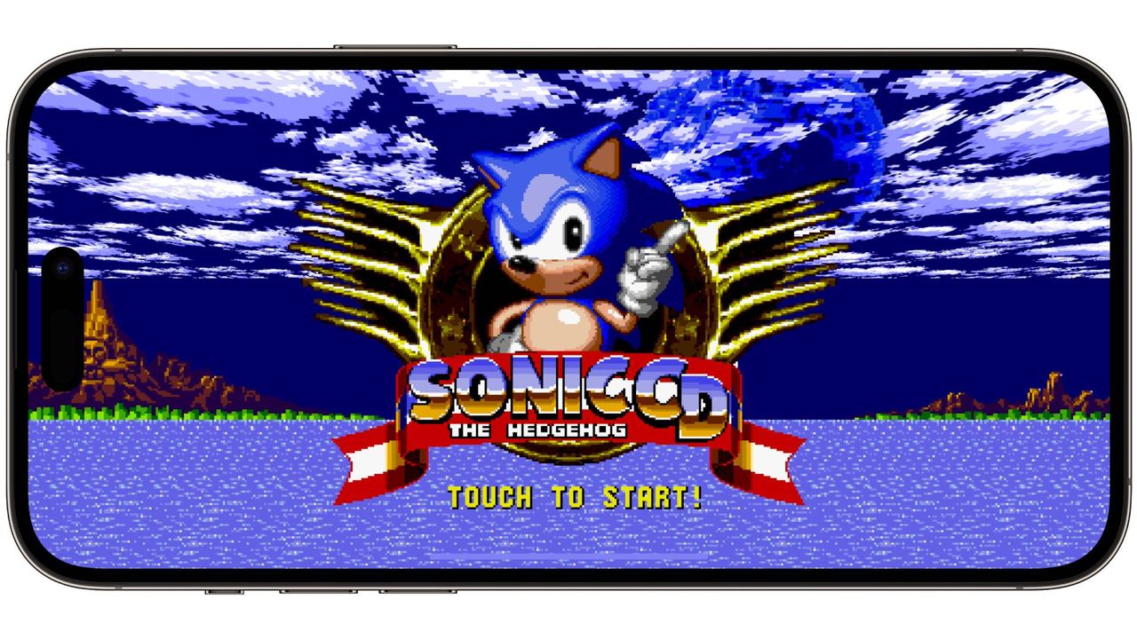 Sonic CD title screen
