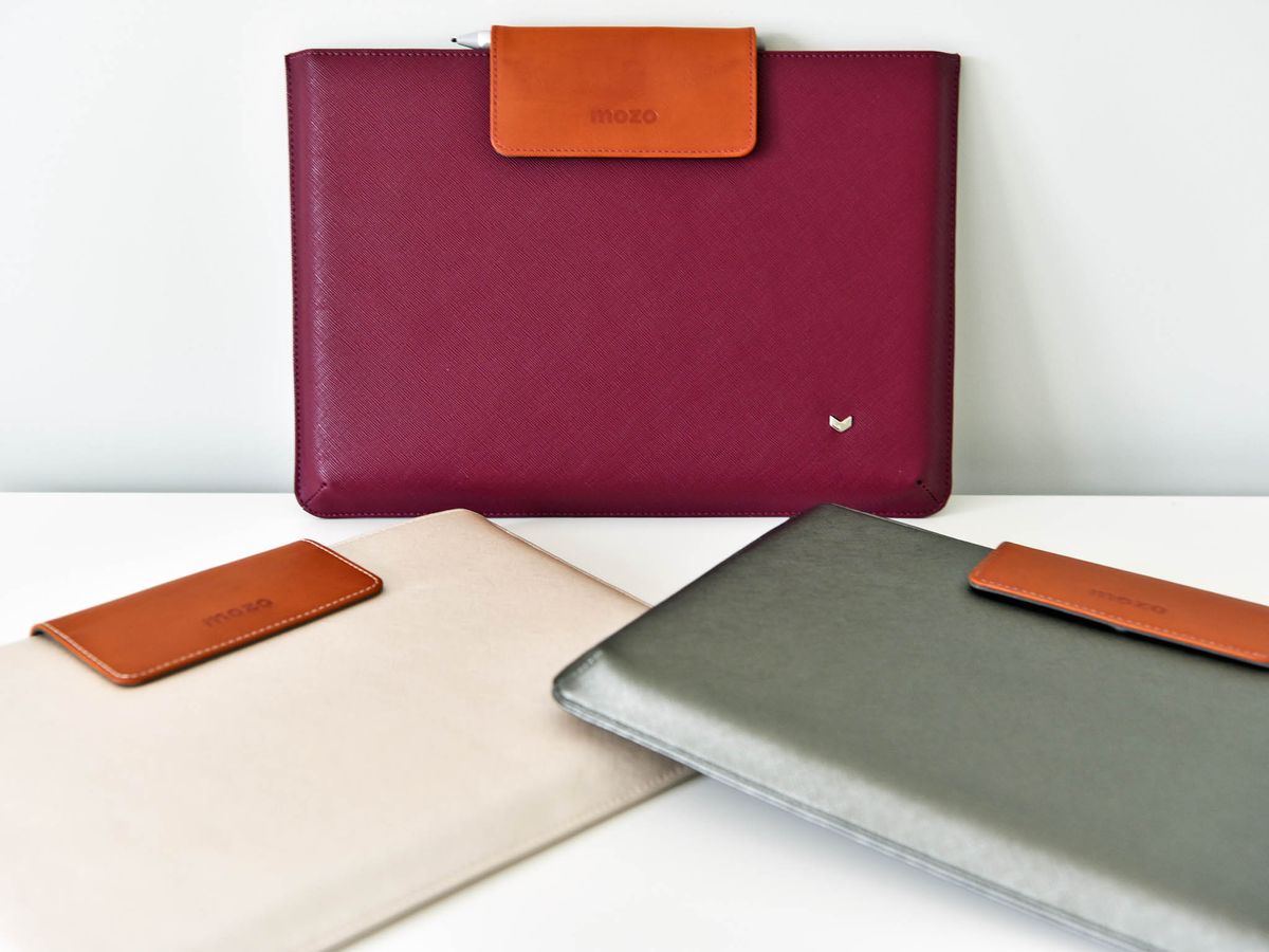 Mozo Saffiano Sleeve for Surface Pro, Surface Laptop stylishly protects ...