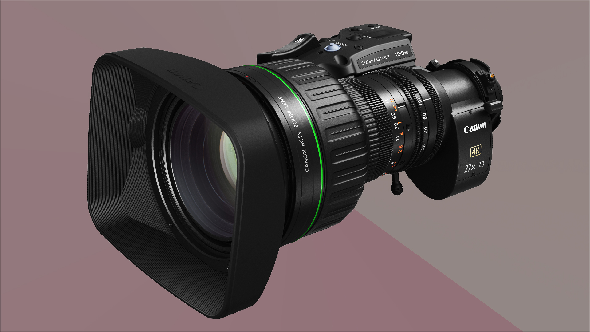 Canon announces 27x broadcast zoom lens with built-in x2 