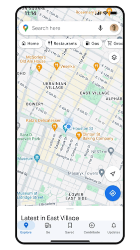 Google Maps lists