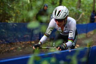 Dutch cyclist Marianne Vos competes during the womens elite race at the European Championships cyclocross cycling in Namur on November 5 2022 Belgium OUT Photo by DAVID PINTENS BELGA AFP Belgium OUT Photo by DAVID PINTENSBELGAAFP via Getty Images
