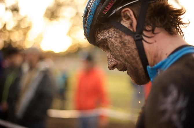 James Driscoll (RALEIGH/CLEMENT) catching his breath at the end of a hard fought race