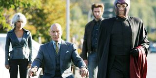 Storm, Professor X, Wolverine, Magneto in X-Men