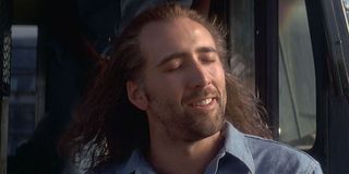 Nicolas Cage soaking in the sun in Con-Air